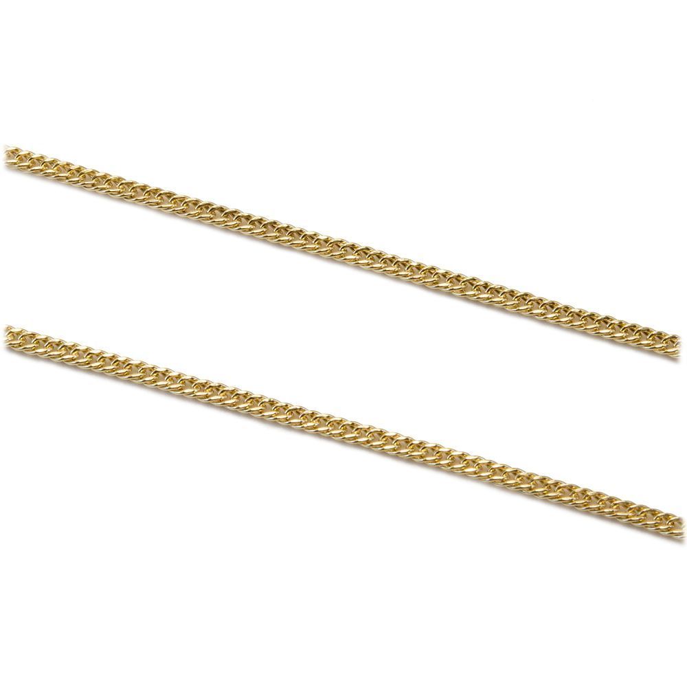 Corrente Malha Groumet Dupla em Ouro 18 Kilates - 21345